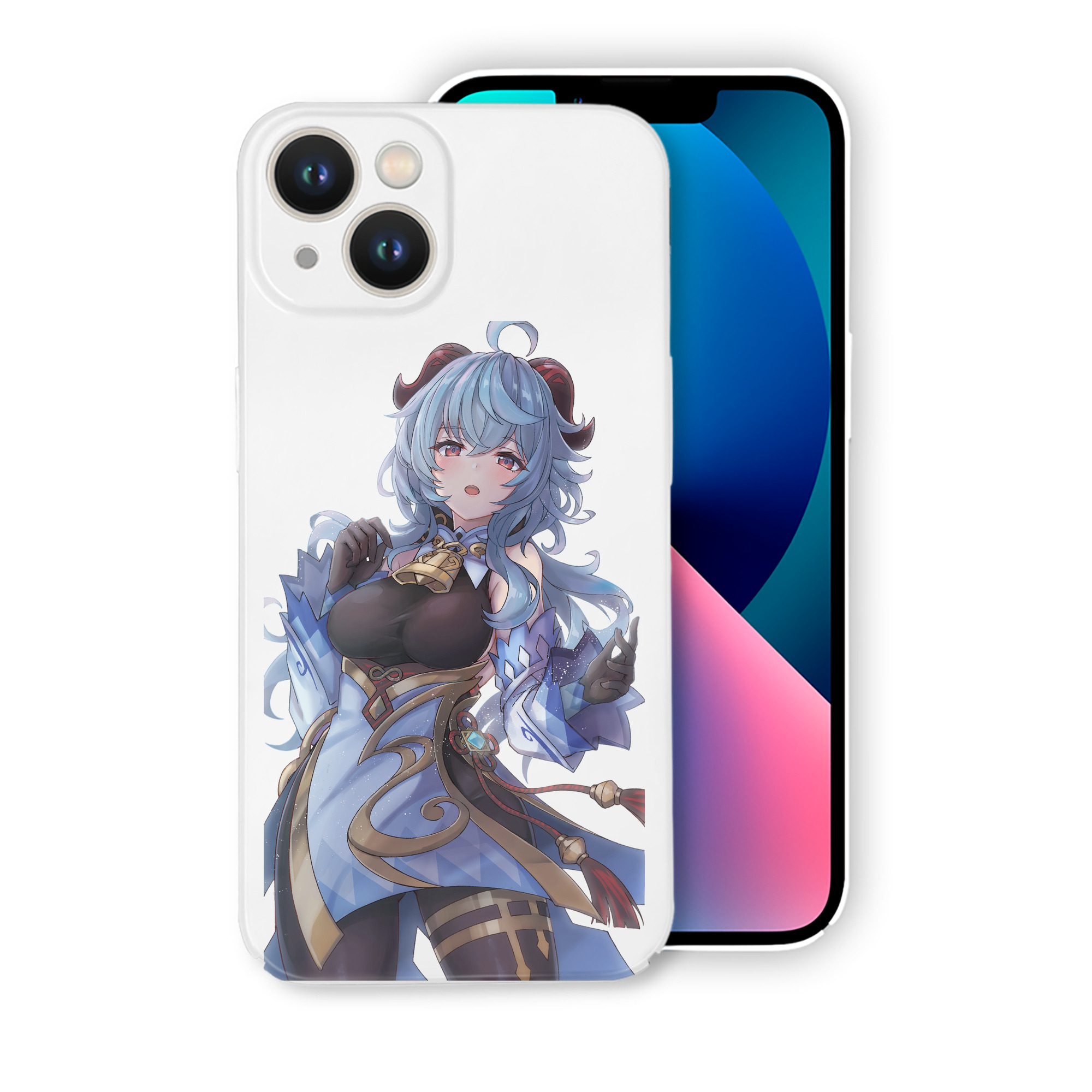 げんし神 甘雨 かんう genshin Ganyu 【iPhone 14シリーズ対応】ハードケース